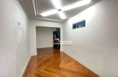 Sala para alugar, 30 m² por r$ 2.000,00/mês - gonzaga - santos/sp