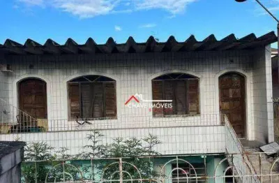 Casa com 5 dormitórios à venda, 269 m² por r$ 850.000,00 - marapé - santos/sp