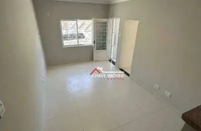Sobrado com 2 dormitórios à venda, 98 m² por R$ 500.000,00 - Macuco - Santos/SP