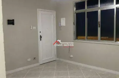 Apartamento com 3 dormitórios para alugar, 80 m² por r$ 3.500/mês - boqueirão - santos/sp