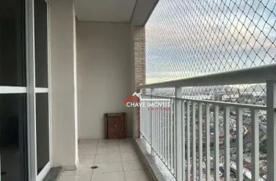 Kitnet com 1 dormitório para alugar, 54 m² por r$ 3.000/mês - vila mathias - santos/sp