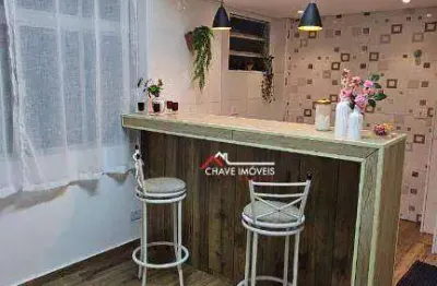 Studio com 1 dormitório à venda, 40 m² por r$ 379.000,00 - ponta da praia - santos/sp