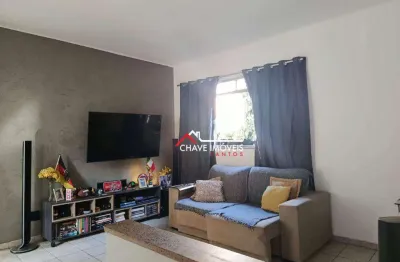 Apartamento com 2 dormitórios à venda, 70 m² por r$ 340.000,00 - macuco - santos/sp