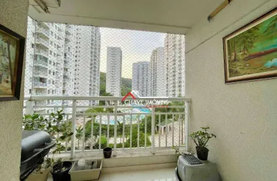 Apartamento com 2 dormitórios à venda, 64 m² por r$ 590.000,00 - marapé - santos/sp