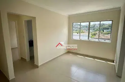Apartamento com 1 dormitório à venda, 49 m² por r$ 378.000,00 - vila matias - santos/sp