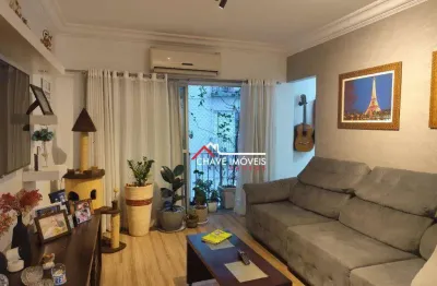 Apartamento com 3 dormitórios à venda, 130 m² por r$ 580.000,00 - vila belmiro - santos/sp