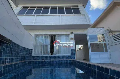 Casa com 3 dormitórios à venda, 125 m² por r$ 1.280.000,00 - ponta da praia - santos/sp