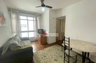 Apartamento com 1 dormitório à venda, 50 m² por r$ 500.000,00 - embaré - santos/sp