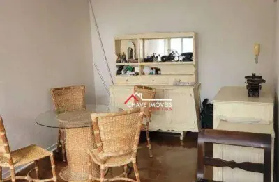 Apartamento com 1 dormitório para alugar, 60 m² por r$ 3.500,02/mês - gonzaga - santos/sp
