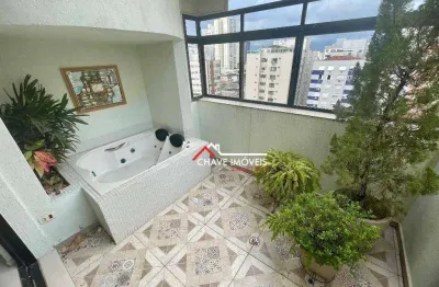 Apartamento duplex com 2 dormitórios à venda, 100 m² por r$ 750.000,00 - embaré - santos/sp