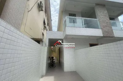 Casa com 3 dormitórios, 90 m² - venda por r$ 905.000,00 ou aluguel por r$ 4.335,00/mês - embaré - santos/sp