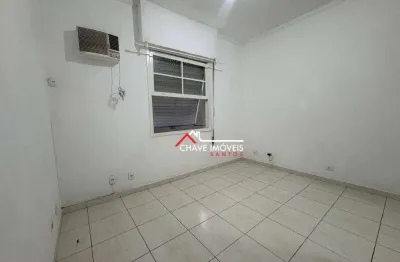 Kitnet com 1 dormitório à venda, 28 m² por r$ 235.000,00 - embaré - santos/sp