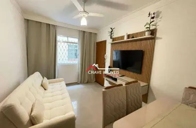 Apartamento com 2 dormitórios à venda, 60 m² por r$ 465.000,00 - aparecida - santos/sp