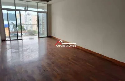 Apartamento para alugar, 224 m² por r$ 6.500,02/mês - ponta da praia - santos/sp
