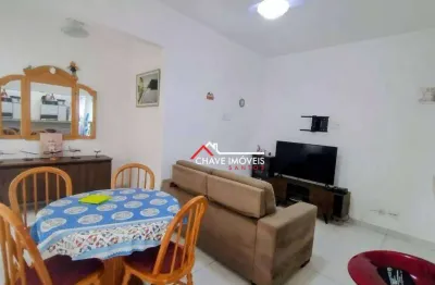 Apartamento com 1 dormitório à venda, 55 m² por r$ 430.000,00 - aparecida - santos/sp