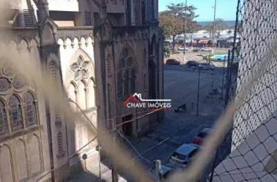 Apartamento com 1 dormitório à venda, 50 m² por r$ 410.000,00 - embaré - santos/sp