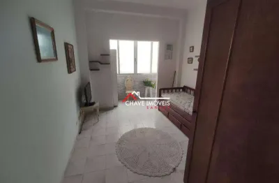 Studio com 1 dormitório à venda, 23 m² por r$ 278.000,00 - boqueirão - santos/sp