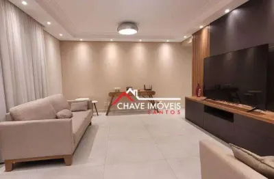 Apartamento com 3 dormitórios à venda, 103 m² por r$ 1.060.000,00 - ponta da praia - santos/sp