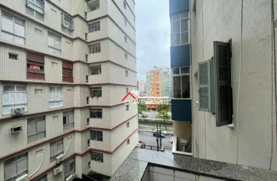 Apartamento com 1 dormitório à venda, 50 m² por r$ 300.000,00 - josé menino - santos/sp