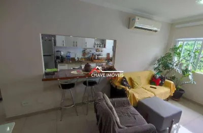 Apartamento com 2 dormitórios à venda, 74 m² por r$ 360.000,00 - encruzilhada - santos/sp