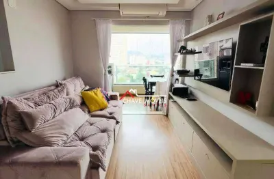 Apartamento com 2 dormitórios à venda, 64 m² por r$ 730.000,00 - campo grande - santos/sp