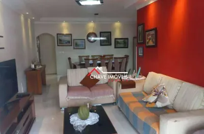 Apartamento com 3 dormitórios à venda, 165 m² por r$ 837.400,00 - campo grande - santos/sp