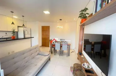 Apartamento com 1 dormitório à venda, 50 m² por r$ 495.000,00 - campo grande - santos/sp