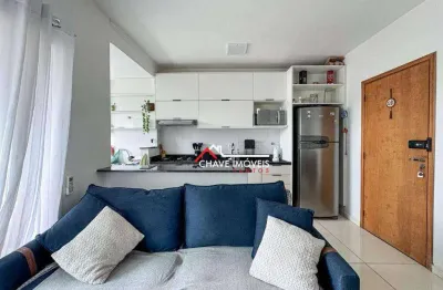 Apartamento com 1 dormitório à venda, 38 m² por r$ 345.000,00 - macuco - santos/sp