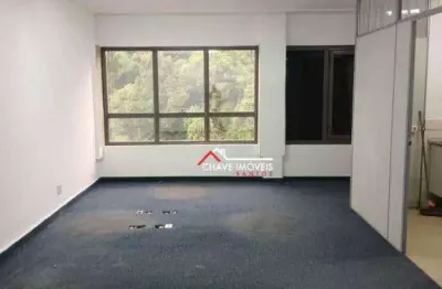 Sala para alugar, 87 m² por r$ 4.500,02/mês - centro - santos/sp