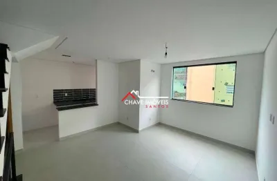 Village com 2 dormitórios à venda, 92 m² por r$ 720.000,00 - campo grande - santos/sp