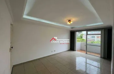 Apartamento com 3 dormitórios à venda, 99 m² por r$ 695.000,00 - boqueirão - santos/sp