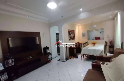Apartamento com 2 dormitórios à venda, 90 m² por r$ 450.000,00 - embaré - santos/sp