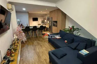 Sobrado com 2 dormitórios à venda, 100 m² por r$ 1.150.000,00 - vila belmiro - santos/sp