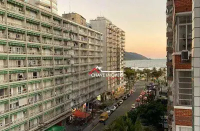 Apartamento com 2 dormitórios à venda, 80 m² por r$ 640.000,00 - boqueirão - santos/sp