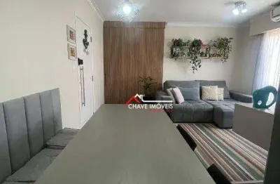Apartamento com 1 dormitório à venda, 44 m² por r$ 350.000,00 - centro - são vicente/sp