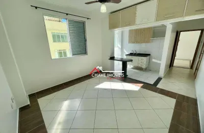 Apartamento com 1 dormitório à venda, 62 m² por r$ 400.000,00 - aparecida - santos/sp