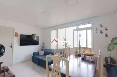 Apartamento com 3 dormitórios à venda, 100 m² por r$ 500.000,00 - ponta da praia - santos/sp