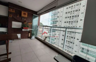Apartamento com 3 dormitórios à venda, 87 m² por r$ 1.150.000,00 - pompéia - santos/sp