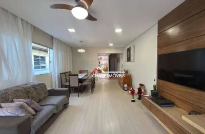 Apartamento com 3 dormitórios para alugar, 106 m² por r$ 4.200,01/mês - macuco - santos/sp