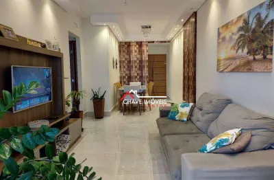 Apartamento com 2 dormitórios à venda, 80 m² por R$ 1.280.000,00 - Gonzaga - Santos/SP