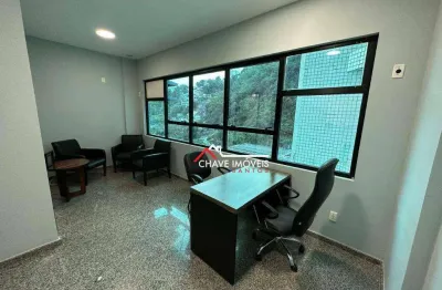Sala para alugar, 75 m² por r$ 2.500,02/mês - centro - santos/sp