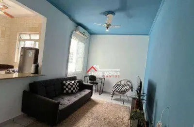 Apartamento com 1 dormitório à venda, 50 m² por R$ 250.000,00 - José Menino - Santos/SP