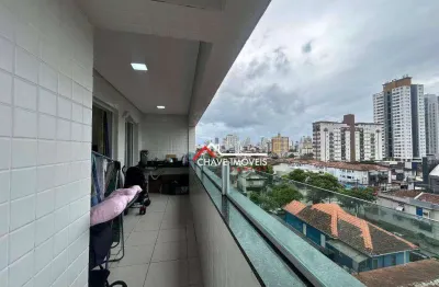 Apartamento com 2 dormitórios à venda, 65 m² por R$ 590.000,00 - Macuco - Santos/SP