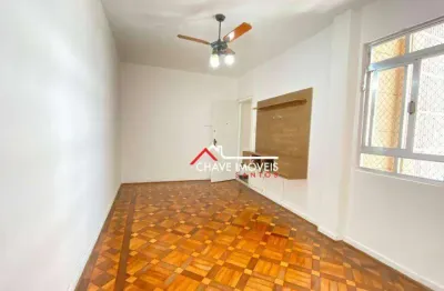 Apartamento com 1 dormitório para alugar, 58 m² por r$ 2.500,02/mês - embaré - santos/sp