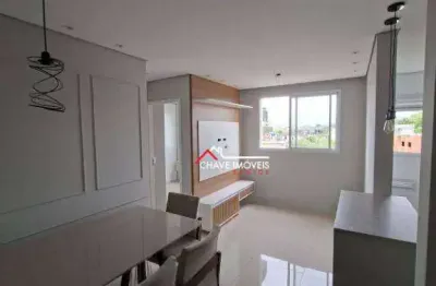 Apartamento com 2 dormitórios à venda, 45 m² por R$ 287.000,00 - Castelo - Santos/SP