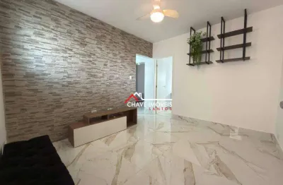 Apartamento com 2 dormitórios à venda, 58 m² por R$ 672.000,00 - Pompéia - Santos/SP