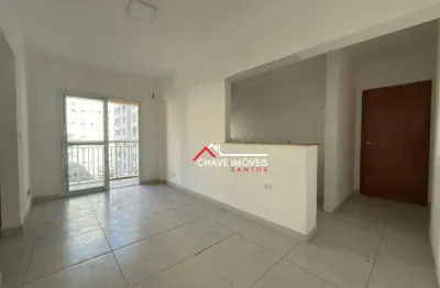 Apartamento com 2 dormitórios à venda, 57 m² por R$ 390.000,00 - José Menino - Santos/SP