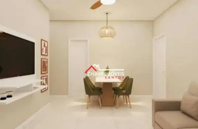 Apartamento à venda, 73 m² por R$ 479.000,00 - José Menino - Santos/SP