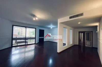 Apartamento com 3 dormitórios à venda, 300 m² por R$ 2.100.000,00 - Boqueirão - Santos/SP