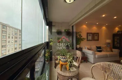 Apartamento com 3 dormitórios à venda, 130 m² por R$ 1.300.000,00 - Embaré - Santos/SP